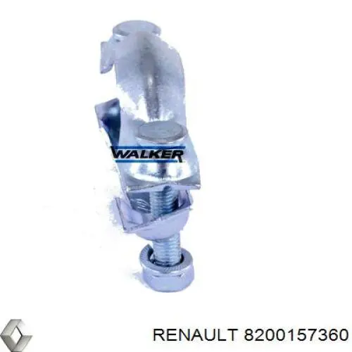 Купить 8200157360 Renault (RVI) Монтажные элементы передние выпускной системы