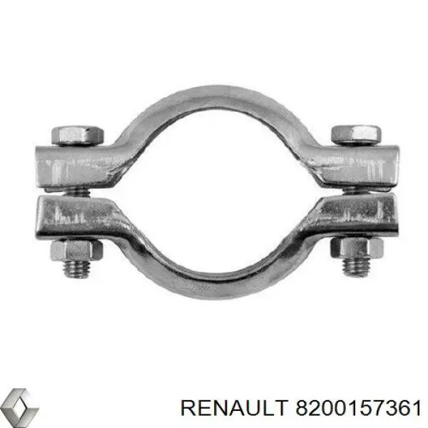 Хомут глушителя передний Renault (RVI) 8200157361