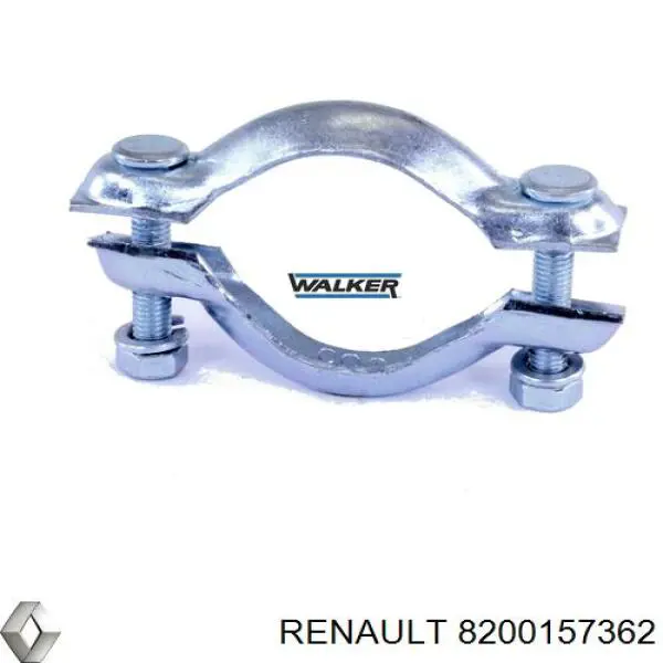 Хомут крепления глушителя передний Renault (RVI) 8200157362 цена, от 1.96 USD