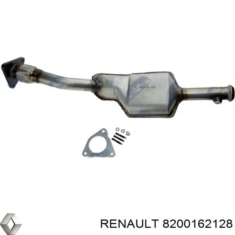 Купить 8200162128 Renault (RVI) Приёмная труба