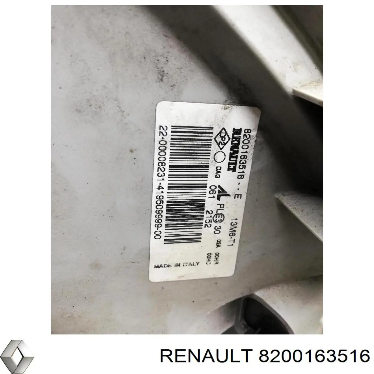 Фара левая Renault (RVI) 8200163516 цена, от 74.18 USD