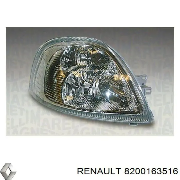 Фара левая Renault (RVI) 8200163516