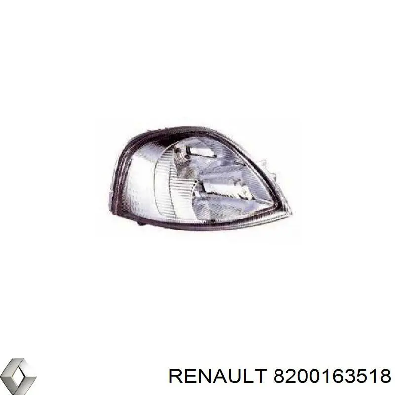 8200163518 Renault (RVI) luz direita