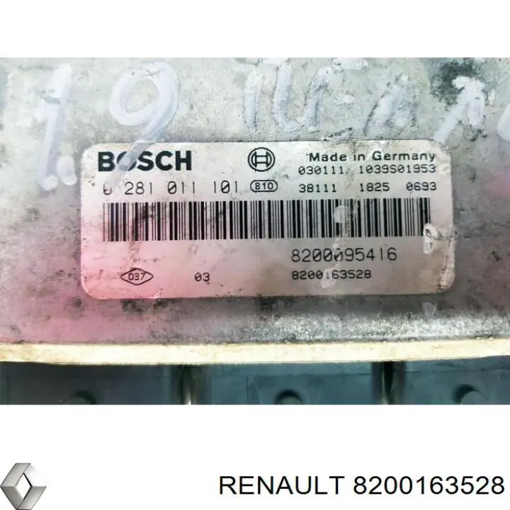 Купить 8200163528 Renault (RVI) Электронный блок управления двигателем