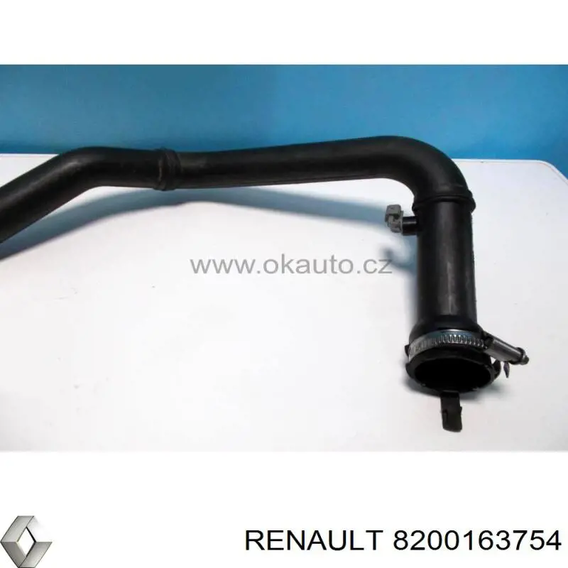8200163754 RENAULT Tubo flexible de aire de sobrealimentación derecho original y equivalente