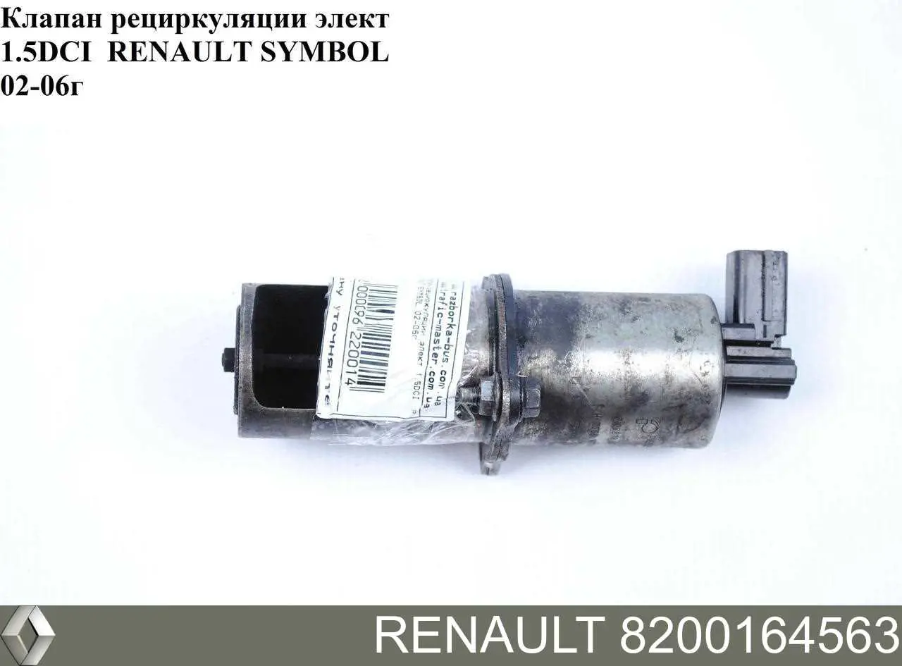 8200164563 Renault (RVI) válvula egr de recirculação dos gases