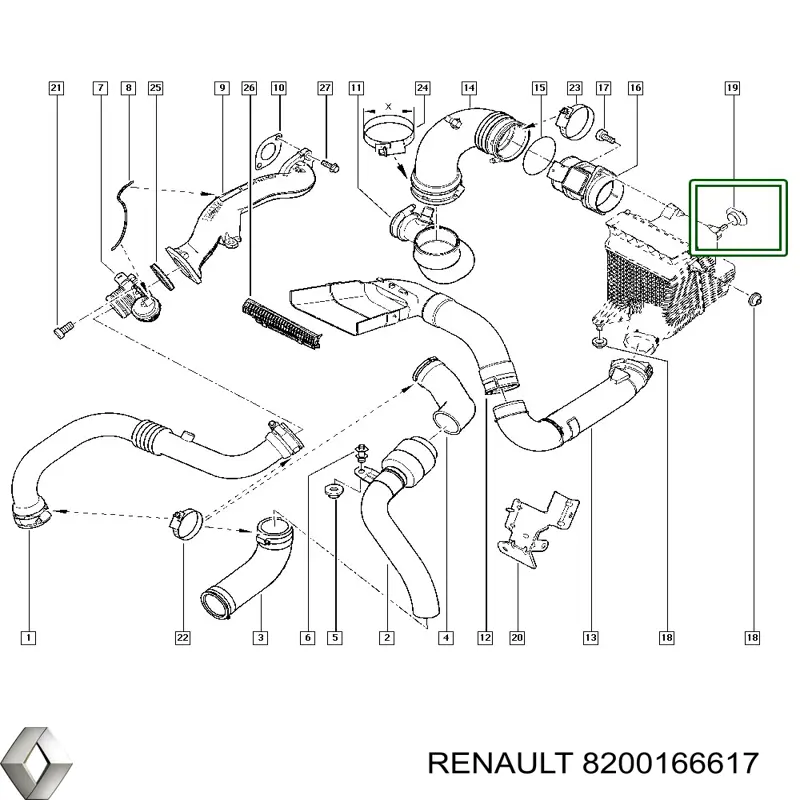  Renault (RVI) 8200166617 цена, от 2.82 USD