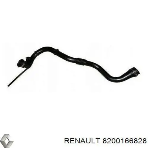 Патрубок интеркулера 8200166828 Renault (RVI)