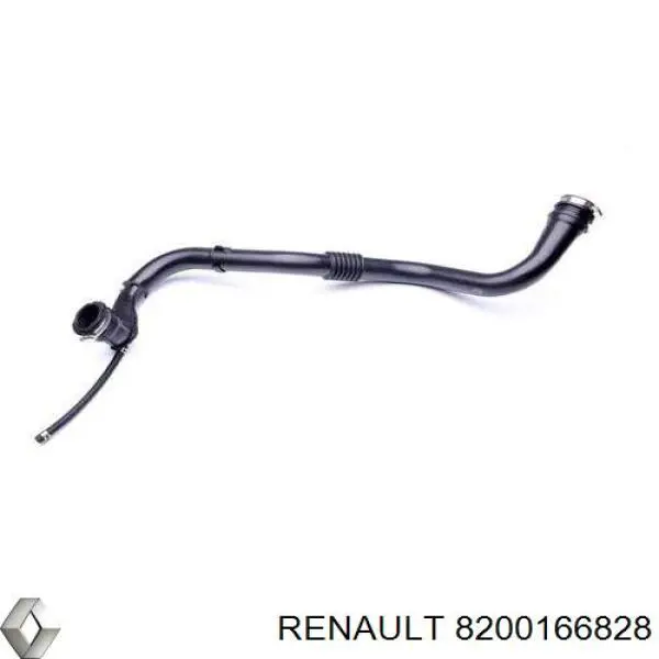 Патрубок интеркулера 8200166828 Renault (RVI)