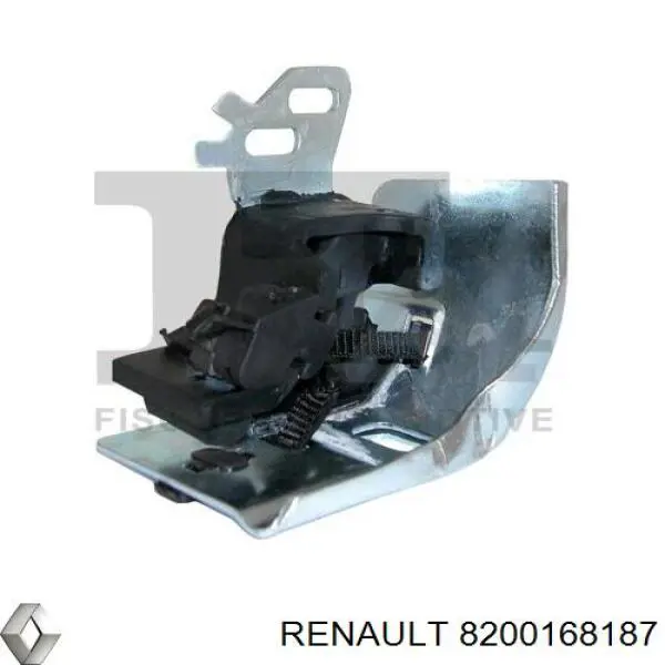 8200168187 Renault (RVI) braçadeira de silenciador dianteira