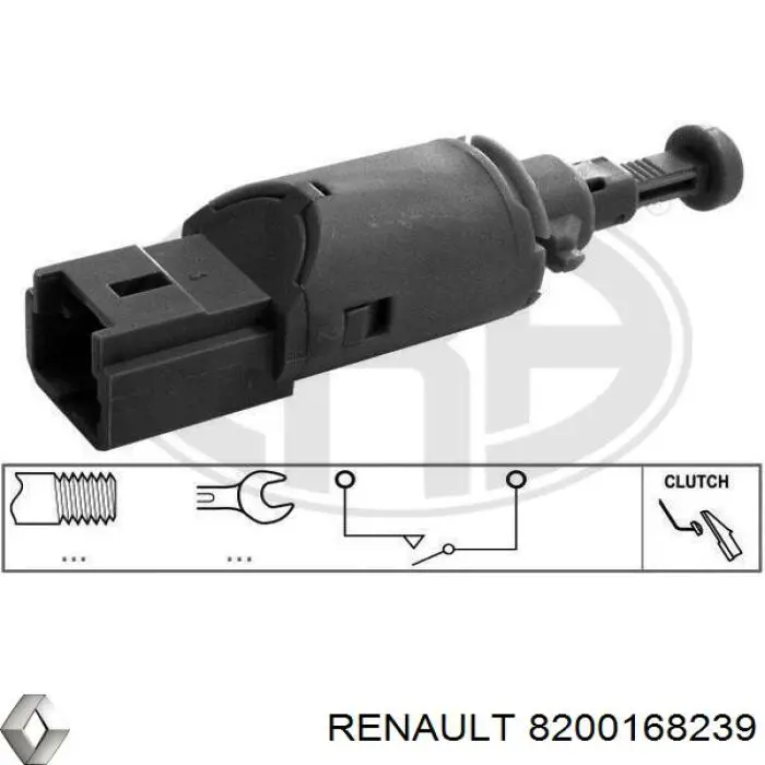 Датчик включения сцепления 8200168239 Renault (RVI)
