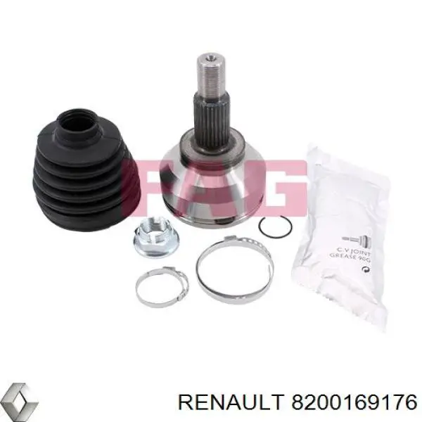 8200169176 Renault (RVI) Полуось передняя, правая
