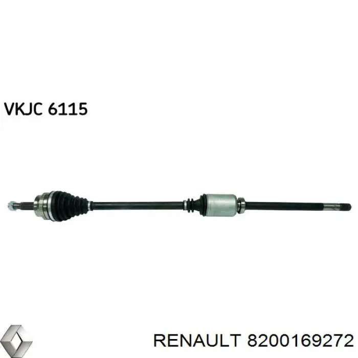 Привод передний правый Renault (RVI) 8200169272 цена, от 117.38 USD