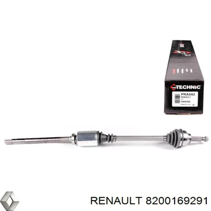 Привод передний правый Renault (RVI) 8200169291 цена, от 112.14 USD
