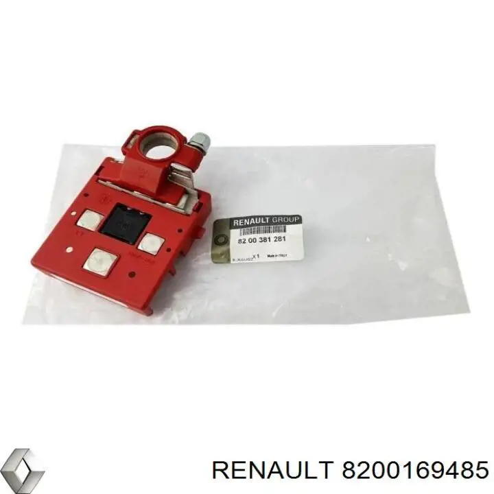 Клемма аккумулятора (АКБ) на Renault Megane II 
