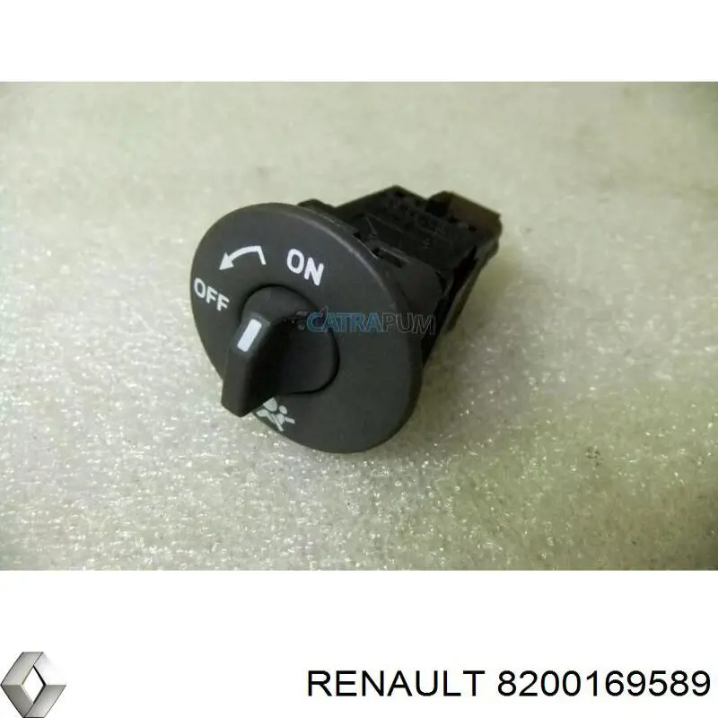 8200169589 Renault (RVI) замок отключения (деактивации подушки безопастности пассажира)