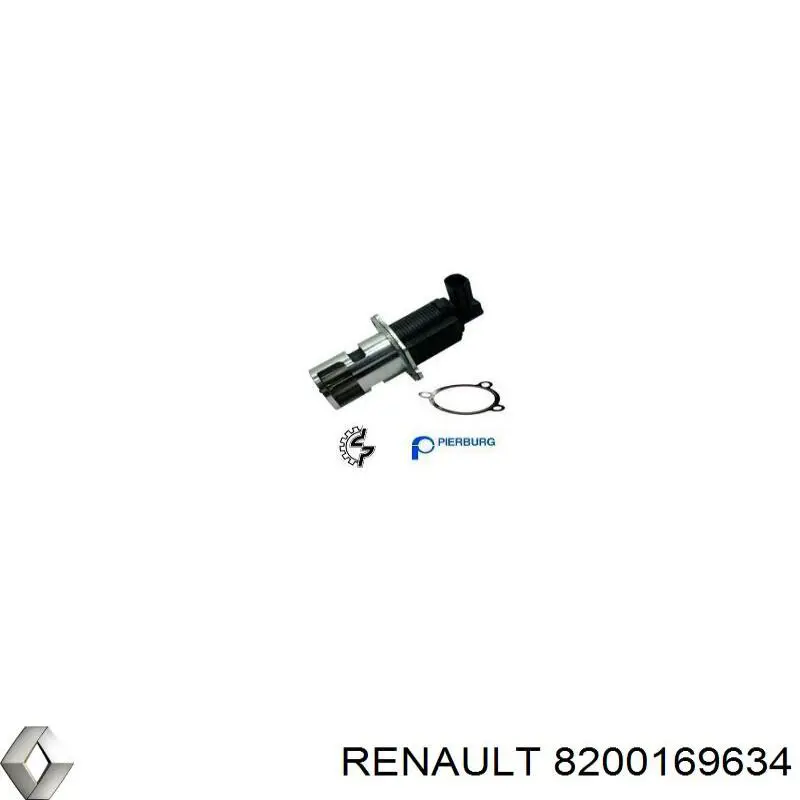 Клапан ЕГР 8200169634 Renault (RVI)