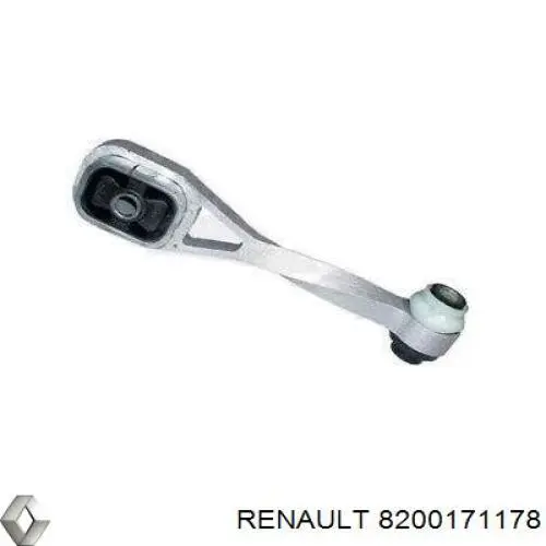 Coxim (suporte) traseiro de motor 8200171178 Renault (RVI)