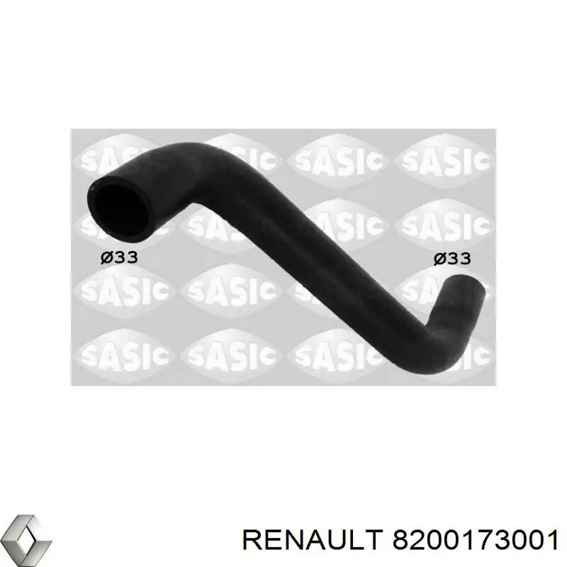 Шланг радиатора охлаждения Renault (RVI) 8200173001 цена, от 6.99 USD