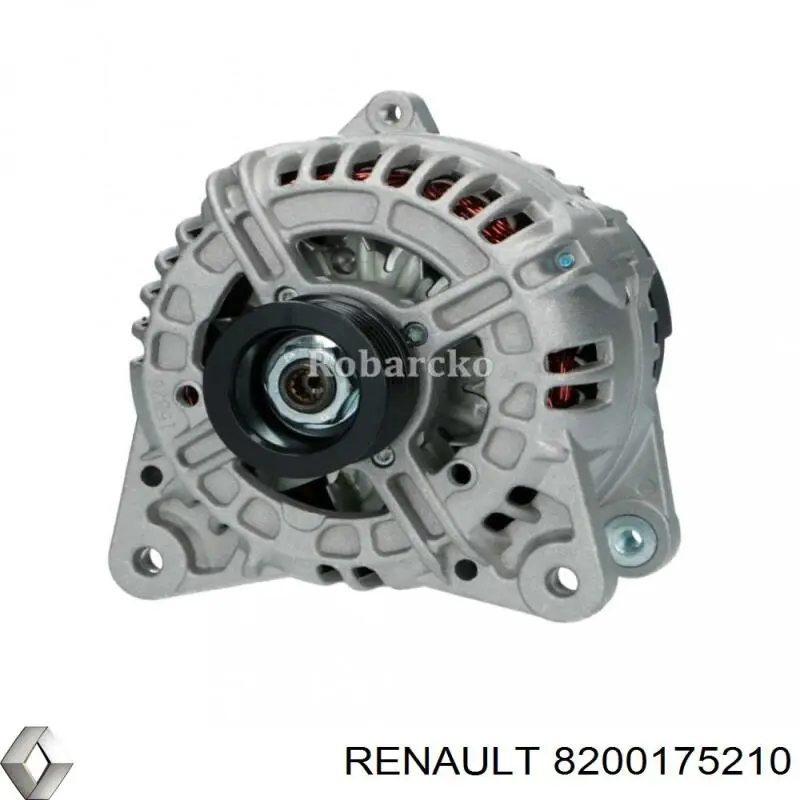 Автомобильный генератор Renault (RVI) 8200175210 цена, от 88.68 USD