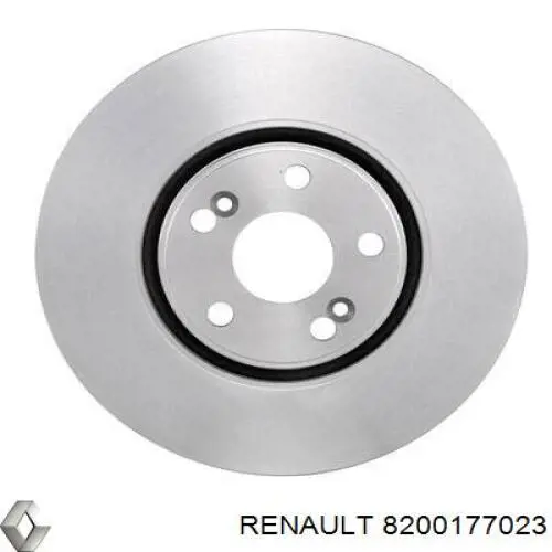 Передние тормозные диски 8200177023 Renault (RVI)