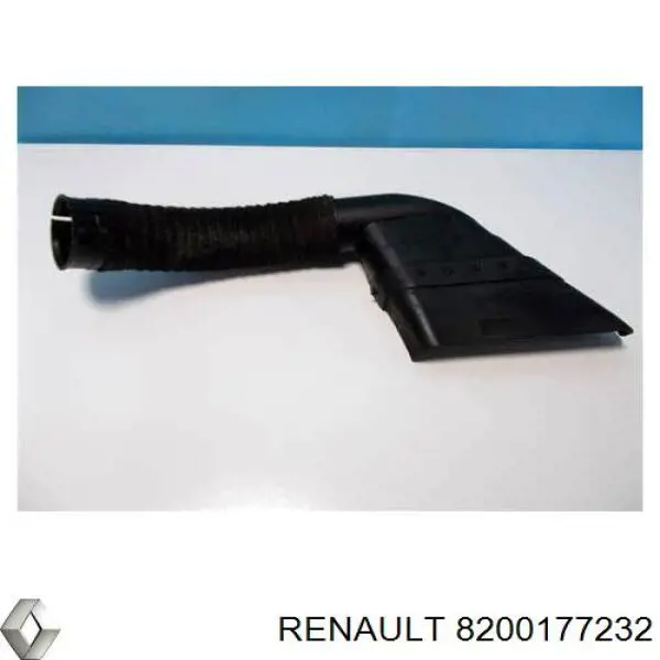 Воздухозаборник воздушного фильтра на Renault Megane II 