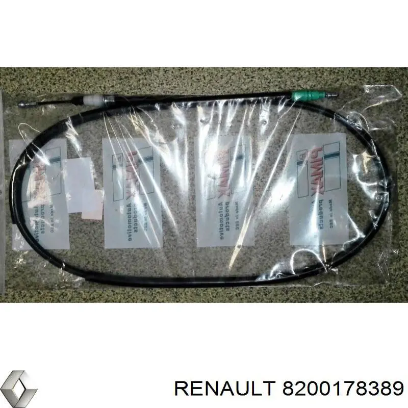 Купить 8200178389 Renault (RVI) Трос стояночного тормоза задний левый
