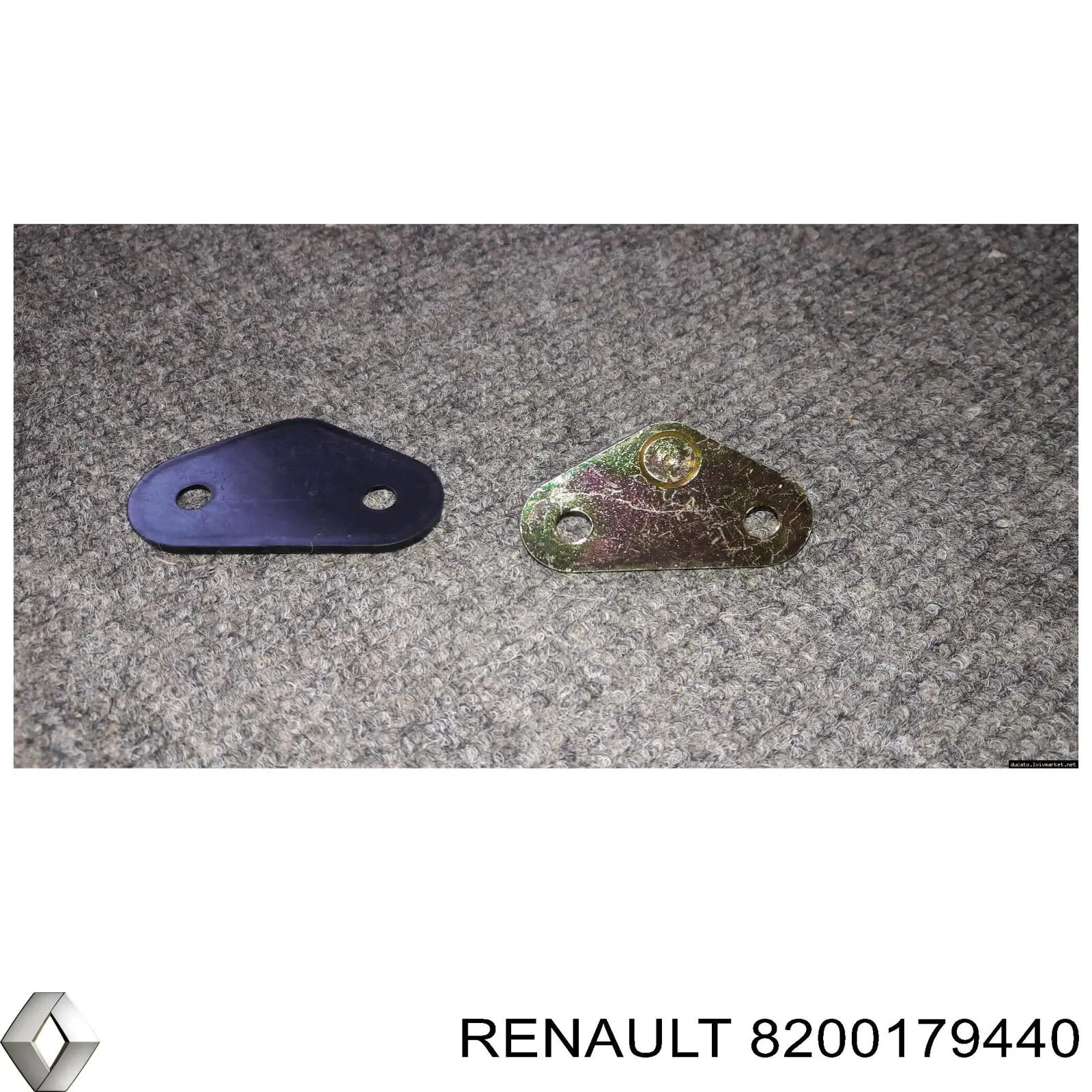 Ограничитель сдвижной двери, верхний на кузове Renault (RVI) 8200179440