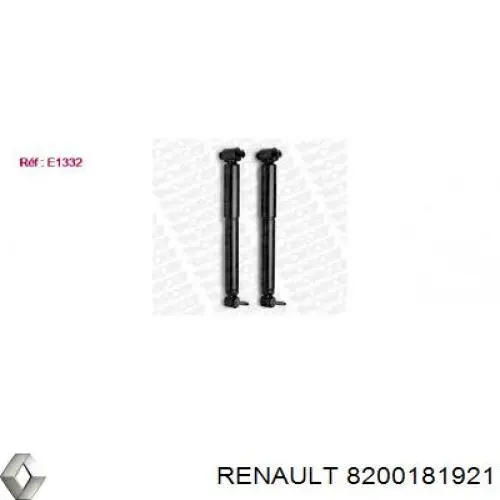 Амортизатор задний 8200181921 Renault (RVI)