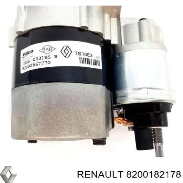 Стартер Renault (RVI) 8200182178 цена, от 51.30 USD