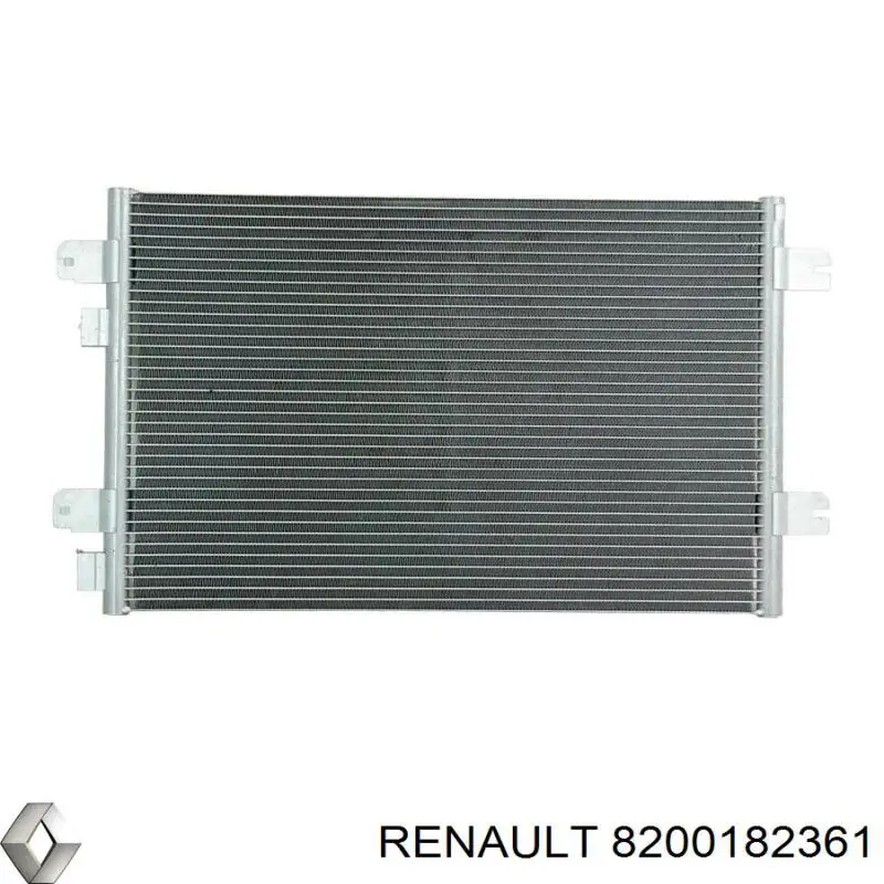 8200182361 Renault (RVI) radiador de aparelho de ar condicionado