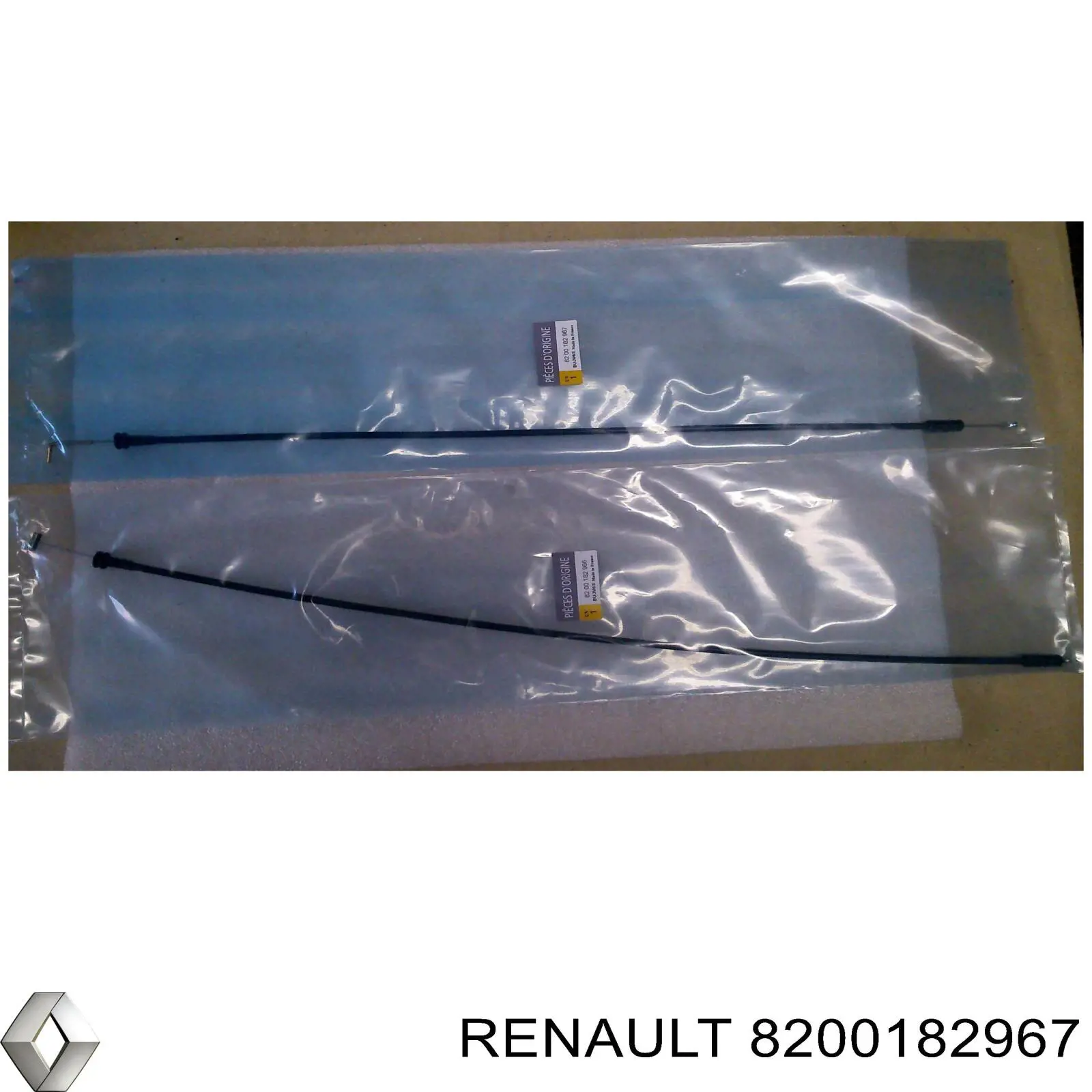 8200182967 Renault (RVI) cabo (pedal de abertura do fecho da porta lateral deslizante)