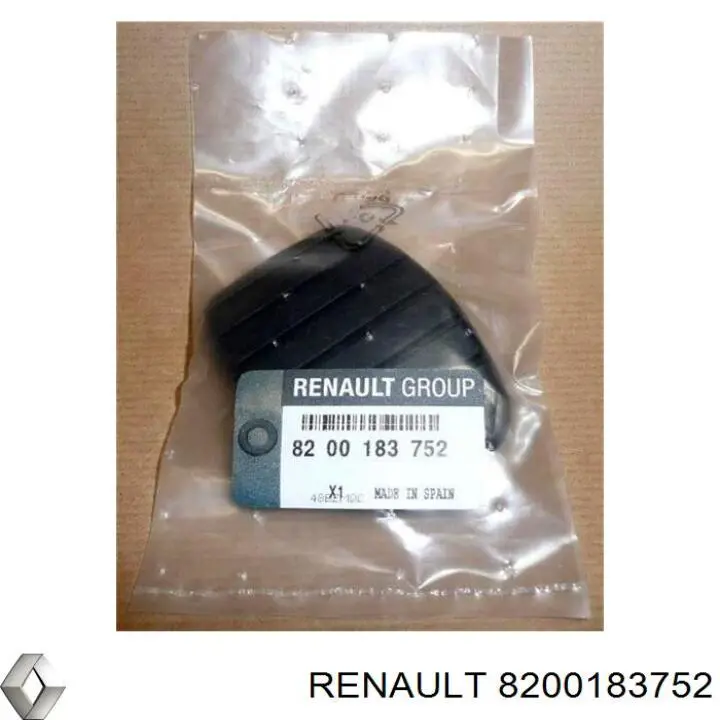 8200183752 Renault (RVI) накладка педали сцепления
