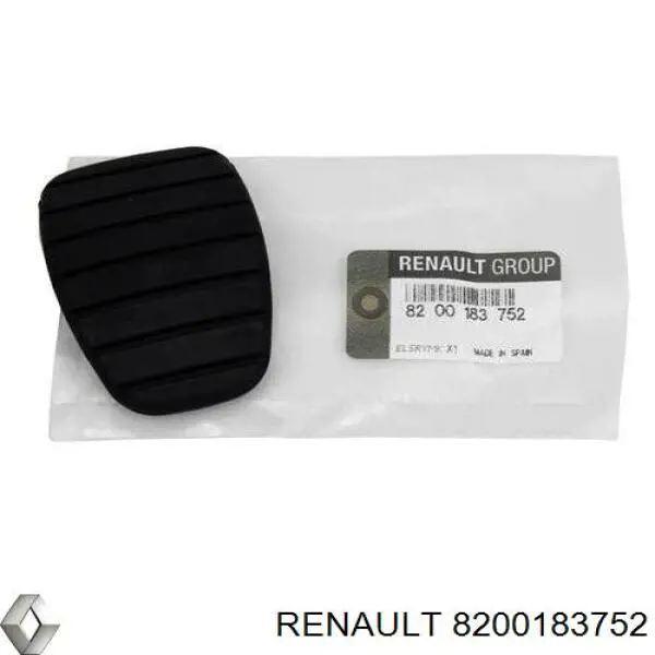 Накладка педали сцепления Renault (RVI) 8200183752