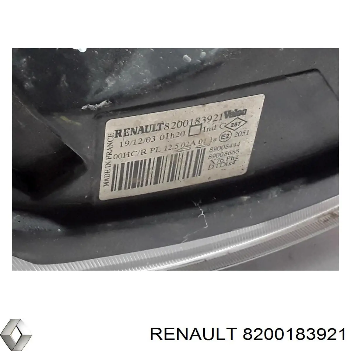 Правая блок фара Renault (RVI) 8200183921 цена, от 44.34 USD