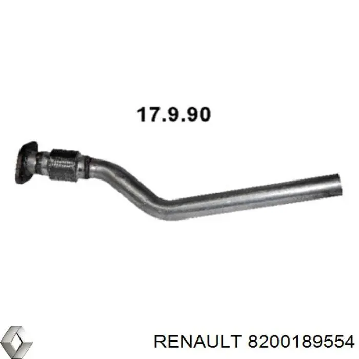 Трубы приемные (штаны) Renault (RVI) 8200189554 цена, от 55.27 USD