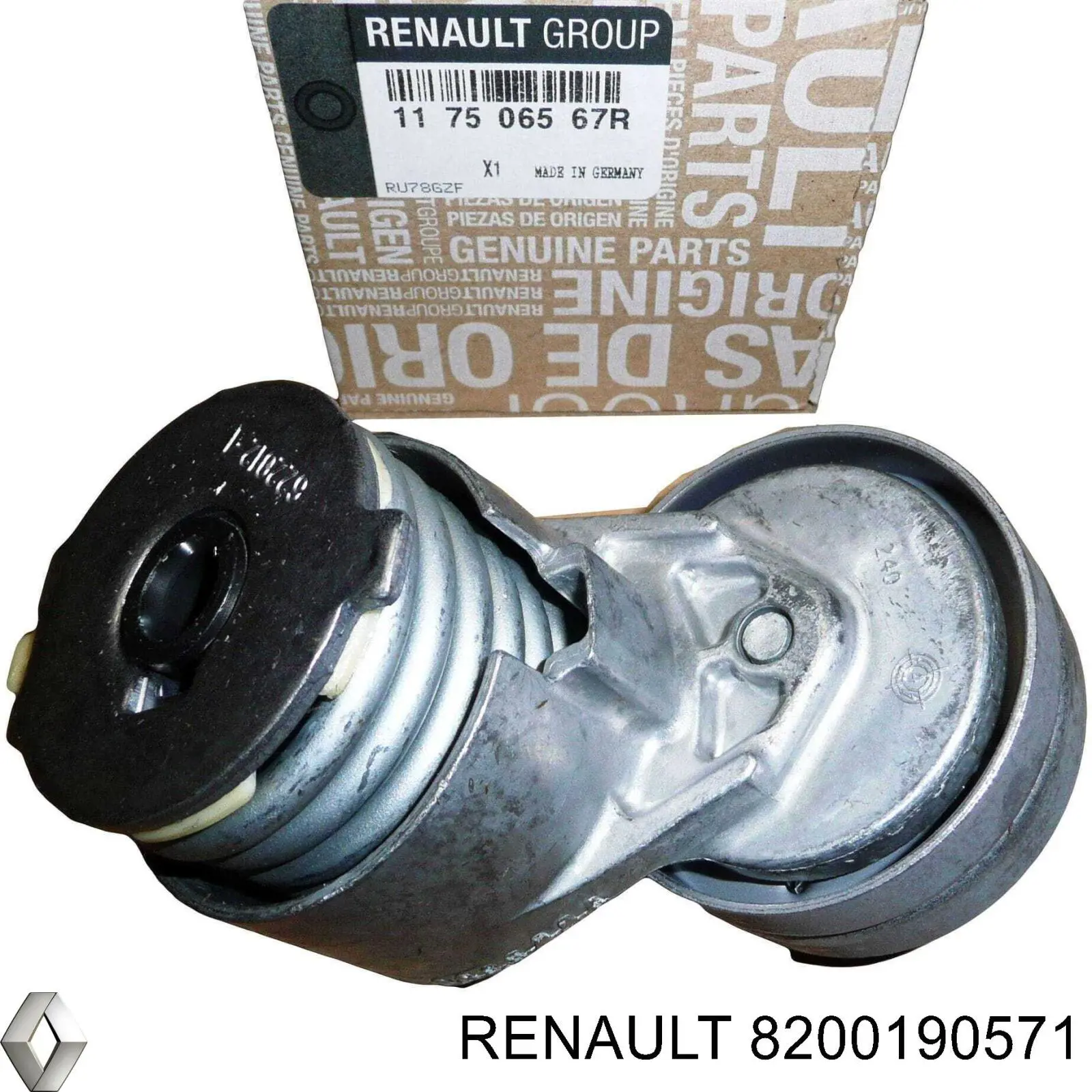 Купить 8200190571 Renault (RVI) Натяжитель приводного ремня