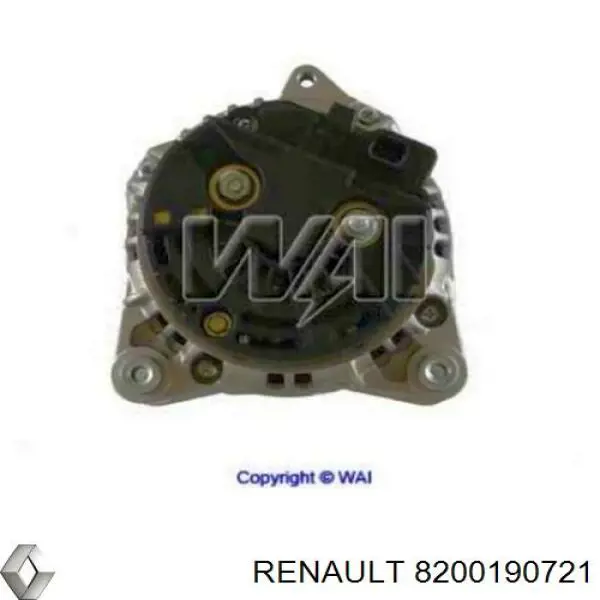 Купить 8200190721 Renault (RVI) Генератор