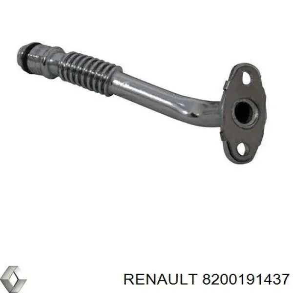 Шланг (патрубок) жидкостного охлаждения турбины, обратка Renault (RVI) 8200191437 цена, от 50.34 USD