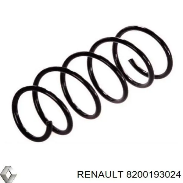 Передняя пружина 8200193024 Renault (RVI)