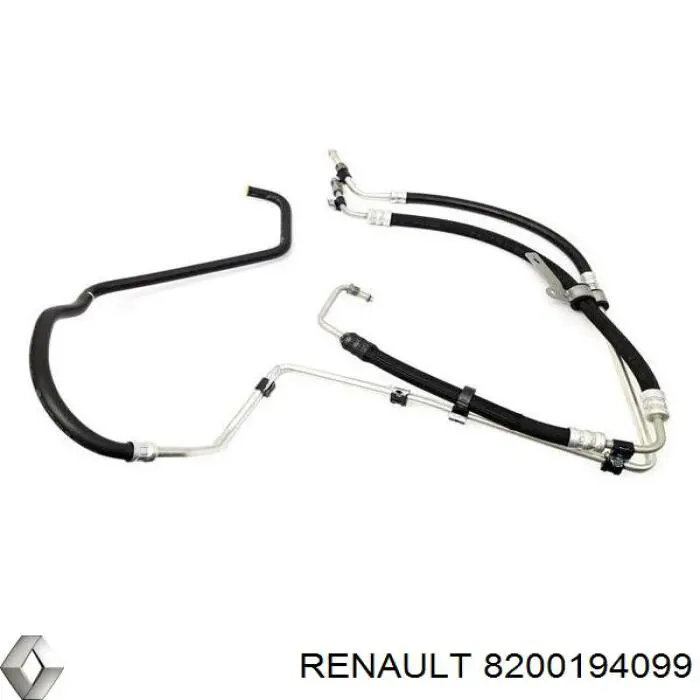 Шланг ГУР высокого давления от насоса до рейки (механизма) на Renault Master II 