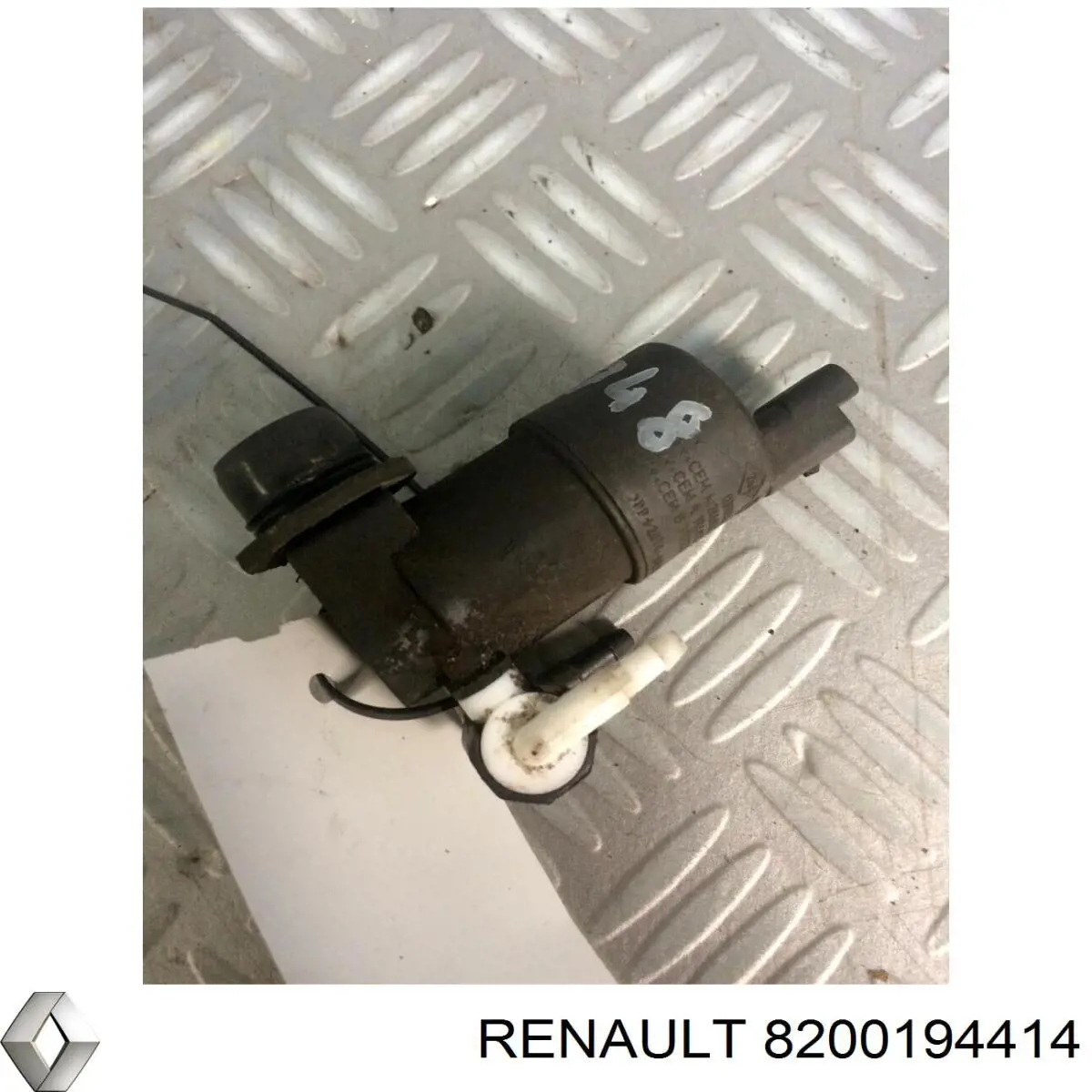 Насос-мотор омывателя стекла переднего RENAULT 8200194414