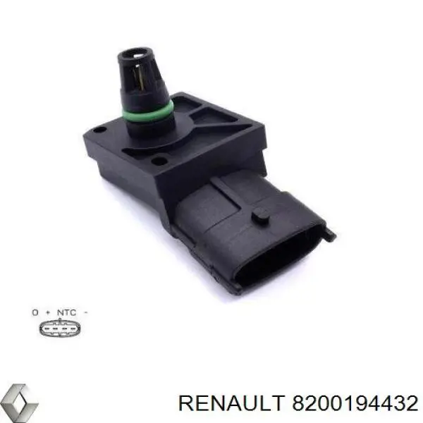 Датчик абсолютного давления 8200194432 Renault (RVI)
