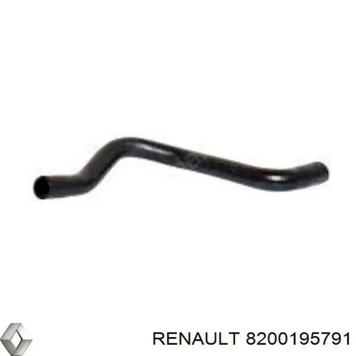 Патрубок радиатора 8200195791 Renault (RVI)
