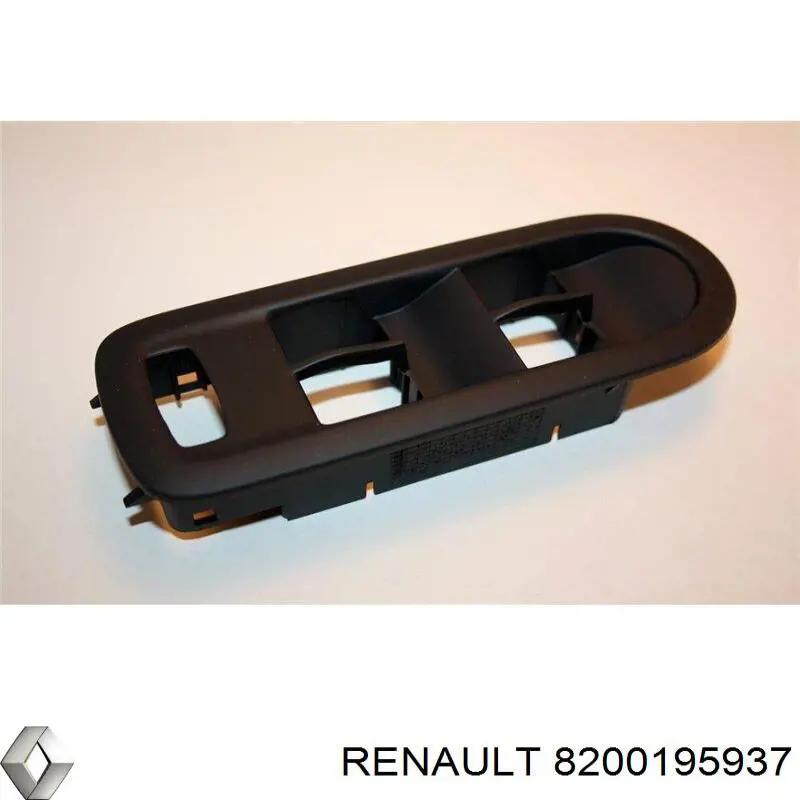 Painel (placa sobreposta) de bloco de controlo de elevador de vidro dianteiro esquerdo para Renault Megane (KM0)