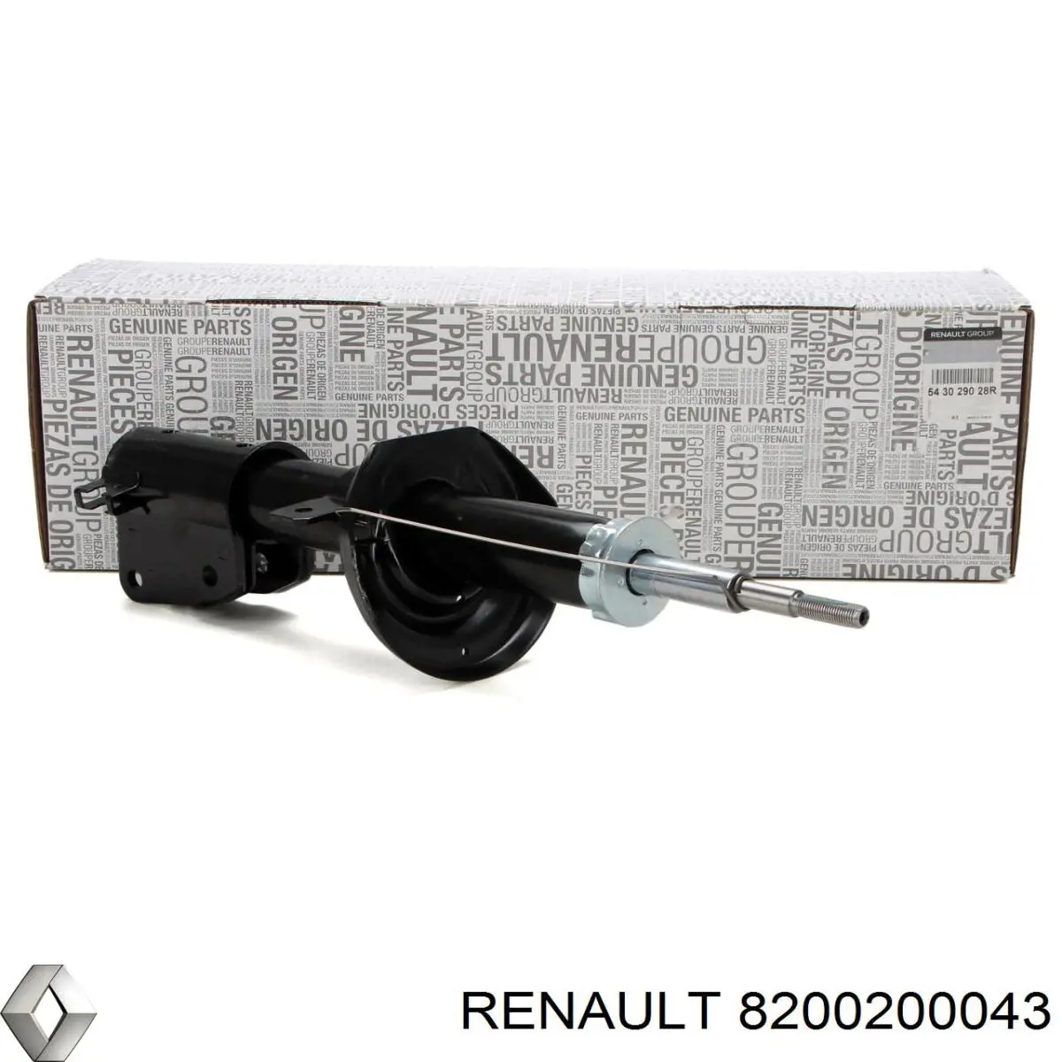 Амортизатор передний 8200200043 Renault (RVI)