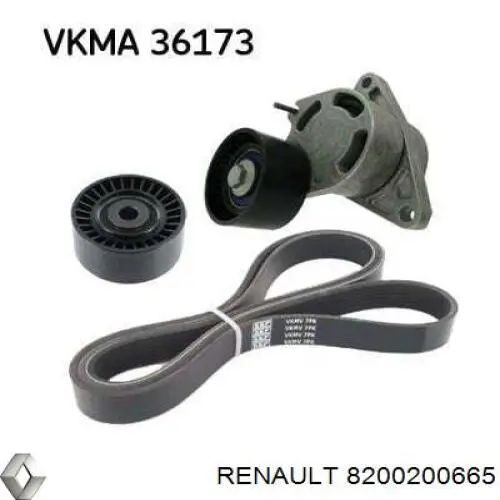 8200200665 Renault (RVI) ремень генератора