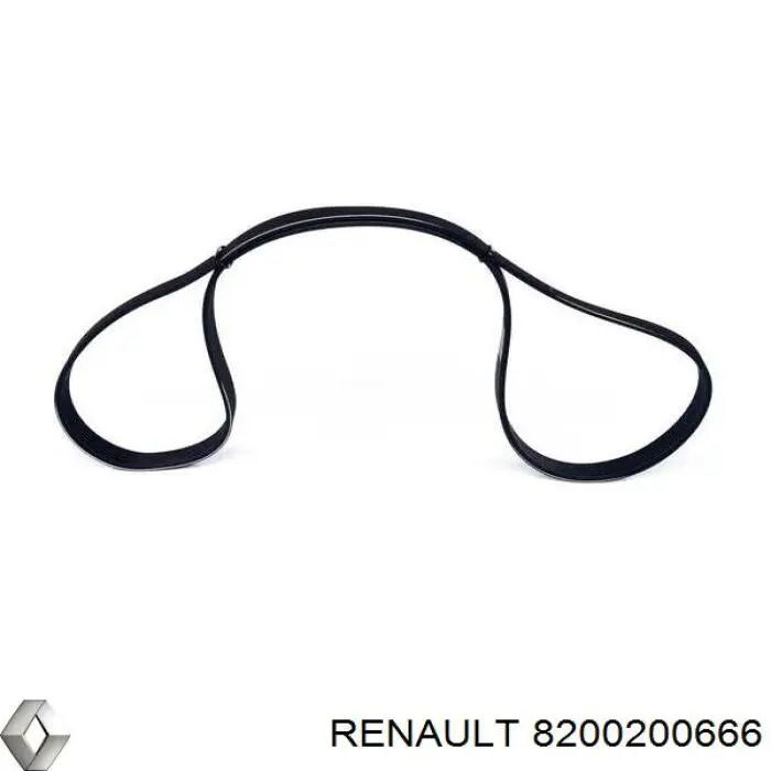 Клиновый ремень Renault (RVI) 8200200666 цена, от 15.20 USD