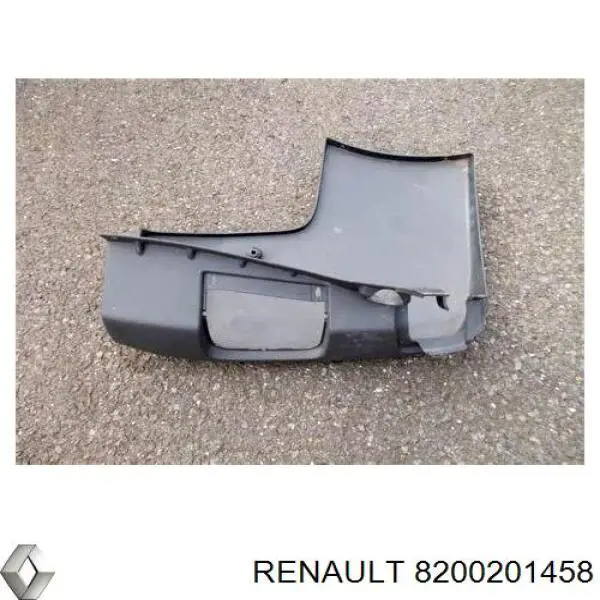 Бампер задний, левая часть Renault (RVI) 8200201458