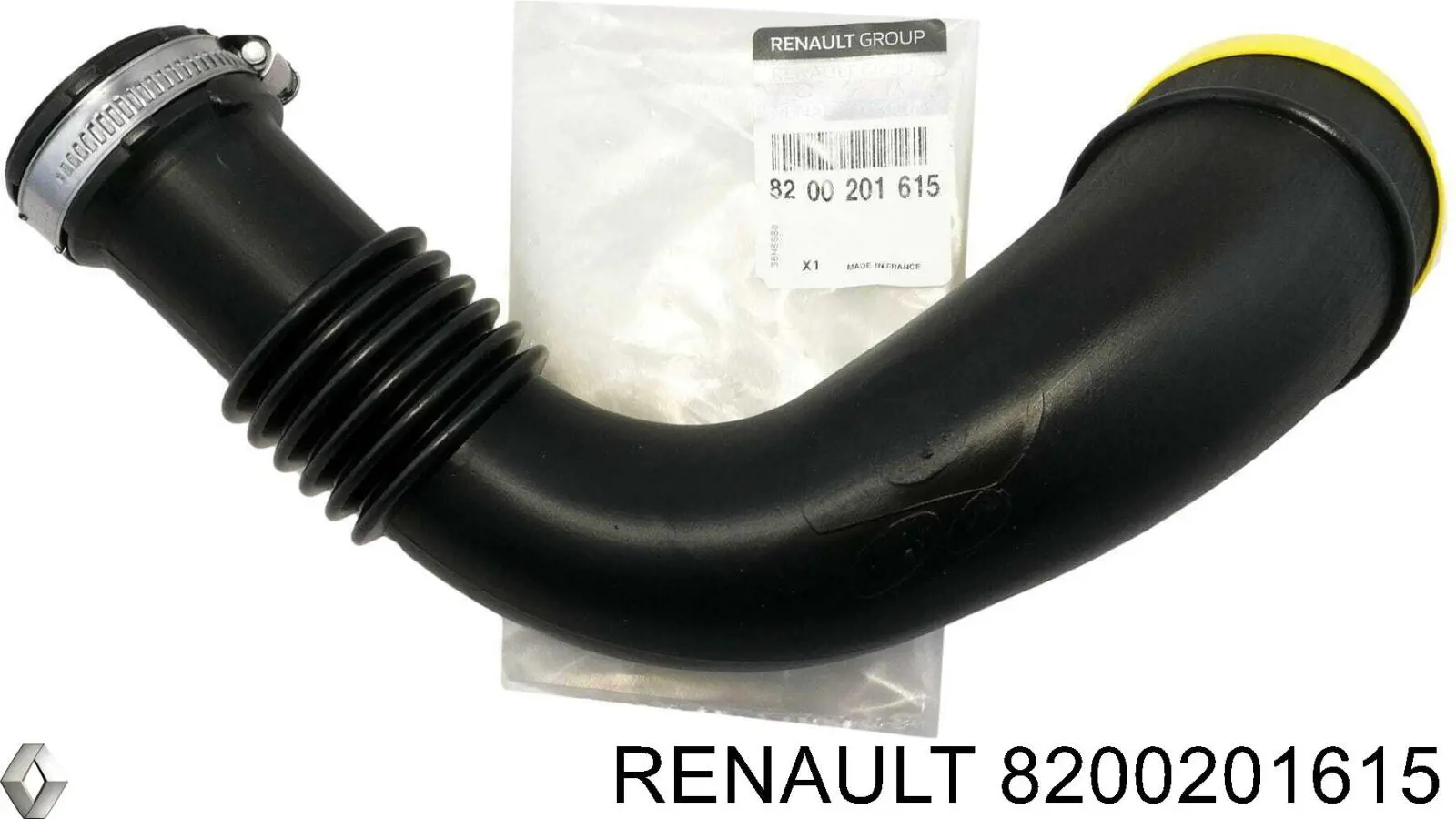 Патрубок воздушный, вход в турбину (наддув) Renault (RVI) 8200201615 цена, от 54.21 USD